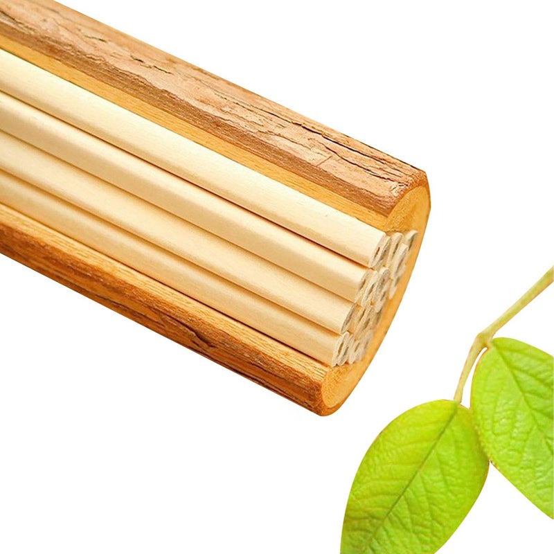 Buspoll 10 Stick HB Pencils Unpainted Natural Wood Grain Triangular for Kids Stationery - Image 5